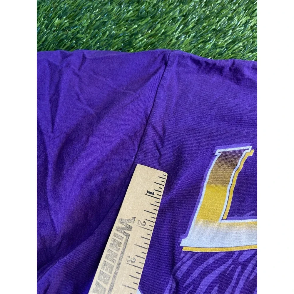 Vintage Jerzees LSU Tigers shirt Adult large purple Y2K retro football USA made